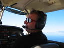 Le pilote en pleine action.